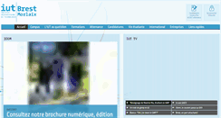 Desktop Screenshot of iut-brest.fr